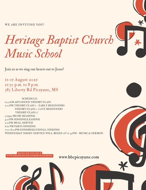Heritage Baptist Church Music School